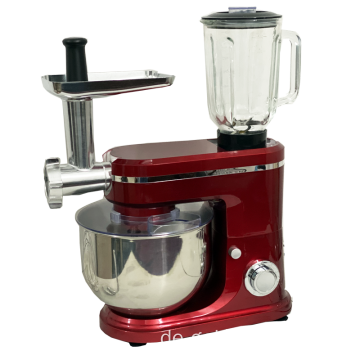 Haushalt Low Noise 6.5L Multifunktionaler 5 in 1 Stand Food Dough Cake Mixer Mit Entsafter Mixer, Fleischwolf